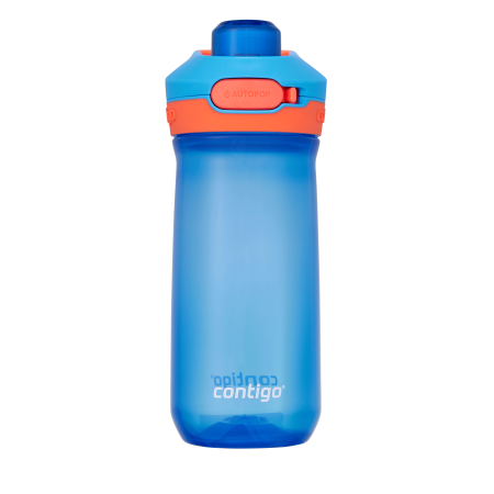 contigo® Jessie Autopop Trinkflasche Kids 420 ml, orange/ blau